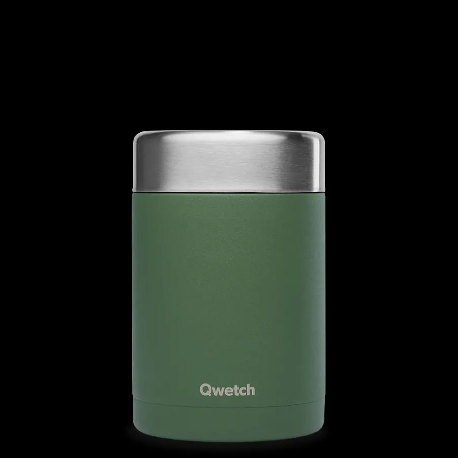 Qwetch Boîte repas isotherme - Granite Kaki