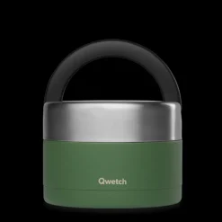 Qwetch Boîte repas poignée isotherme - Granite Kaki