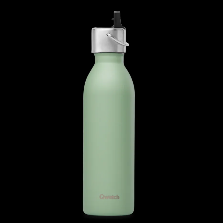 Qwetch Bouteille isotherme - Active Matt Tilleul Bouchon Sport