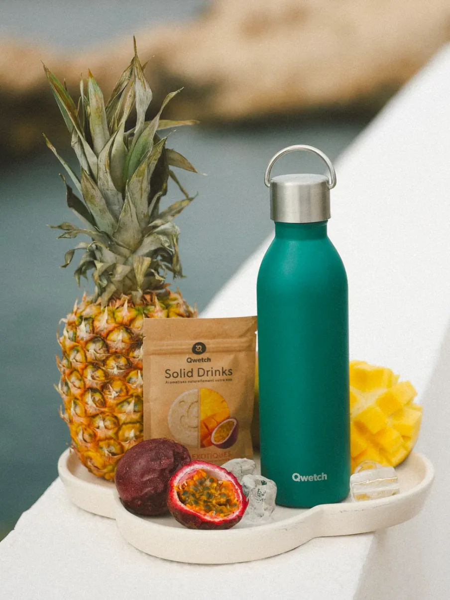 Qwetch Bouteille isotherme - Active Matt Vert