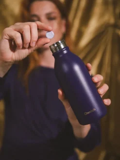 Qwetch Bouteille isotherme - Icon Violet obscur u0026 Or