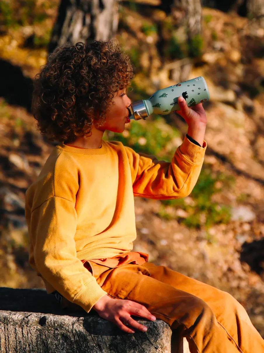 Enfant Qwetch Bouteille isotherme - Kids Yosemite Tilleul