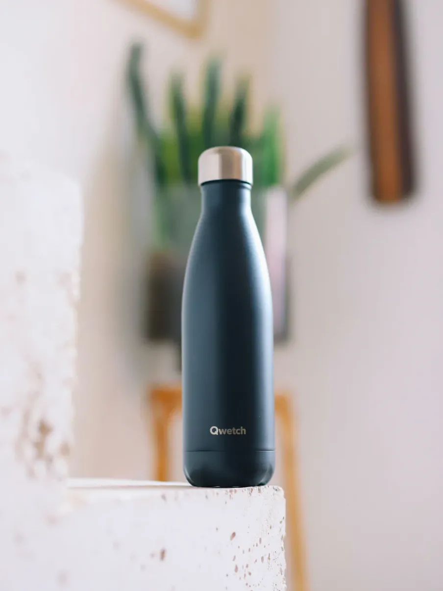 Qwetch Bouteille isotherme - Originals Matt Gris Carbone