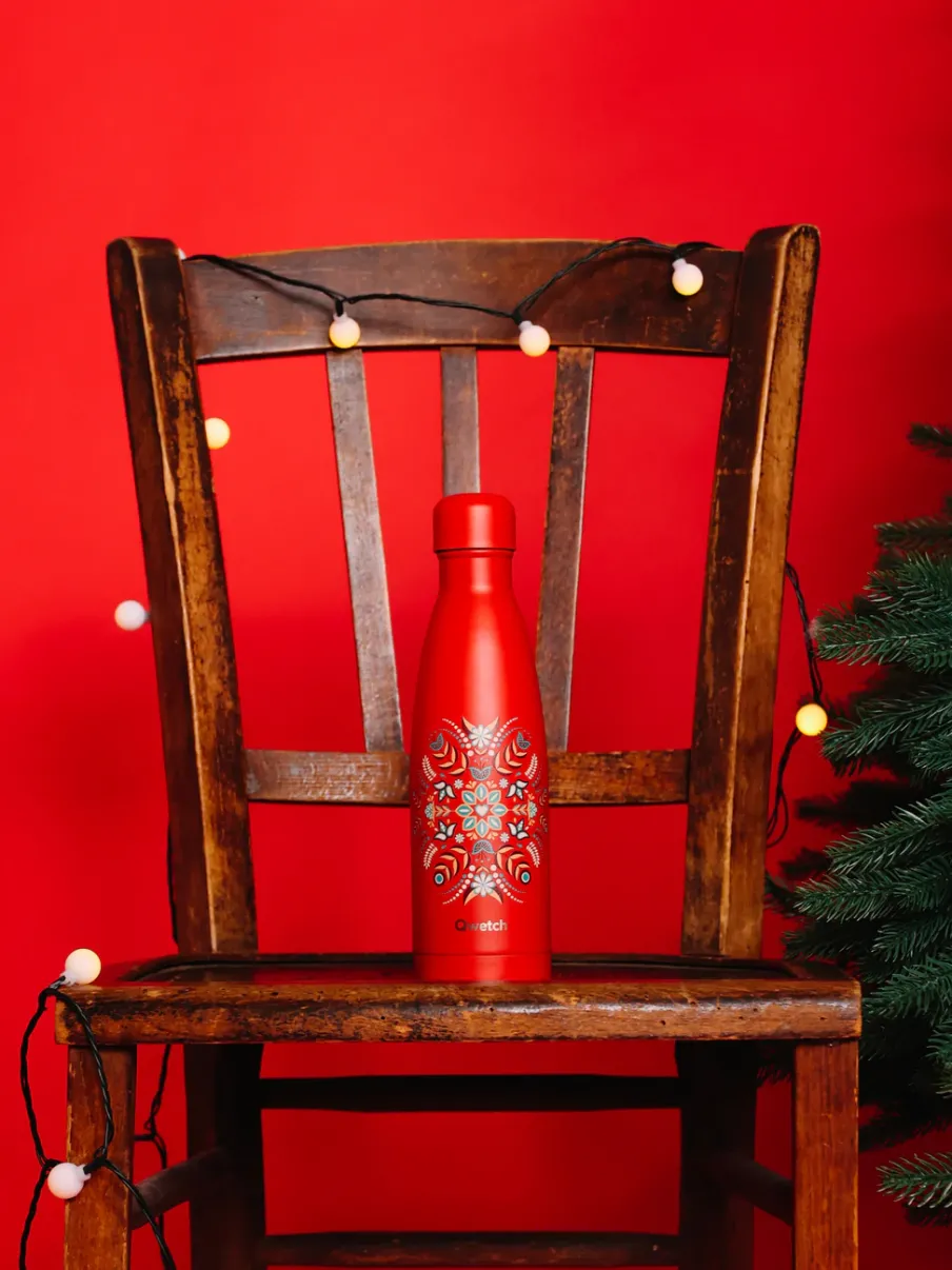 Qwetch Bouteille isotherme - Originals Sofia Rouge Cardinal