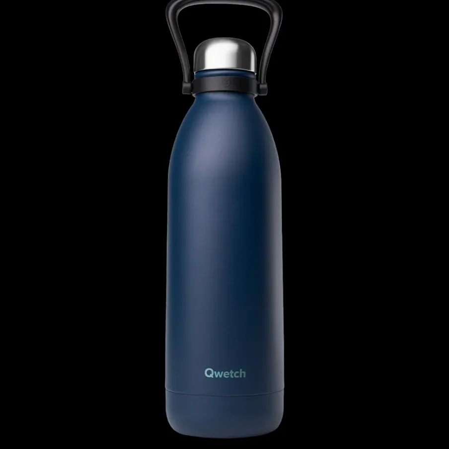 Qwetch Bouteille isotherme - Titan Matt Bleu Marine