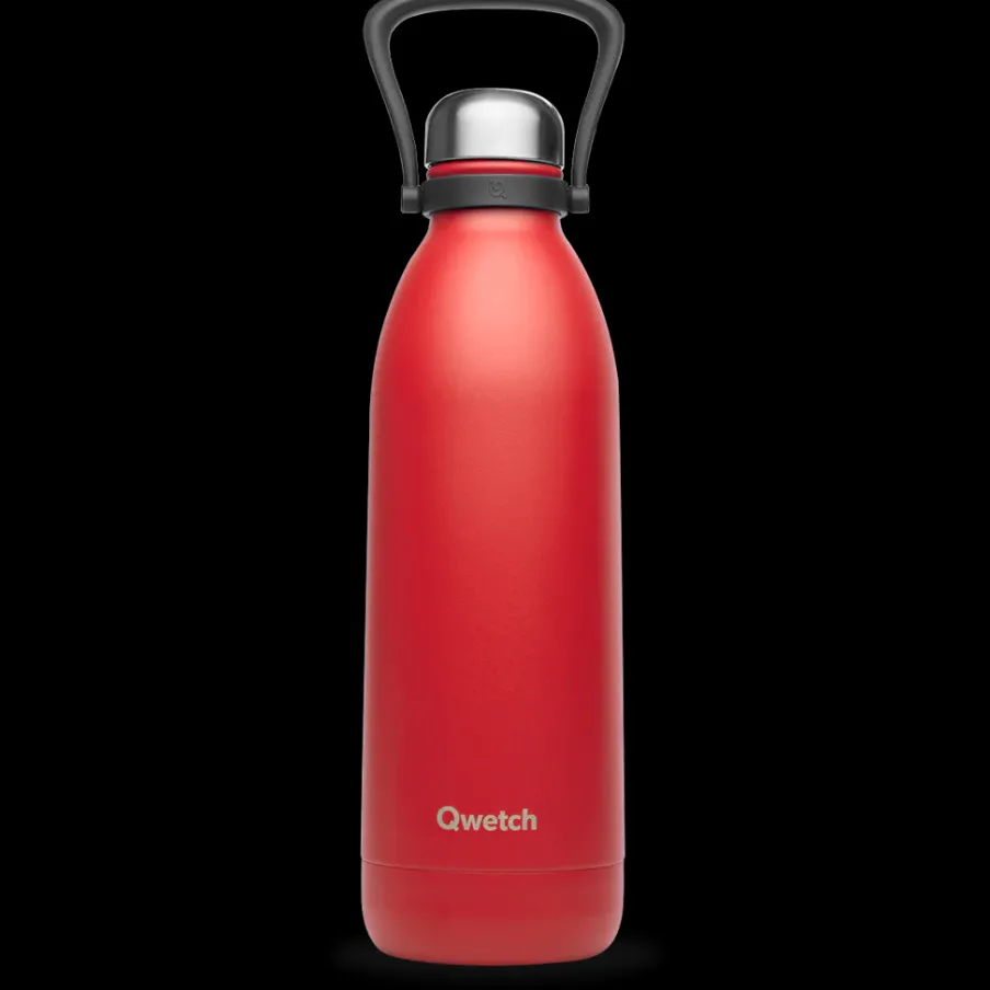 Qwetch Bouteille isotherme - Titan Matt Rouge Cardinal