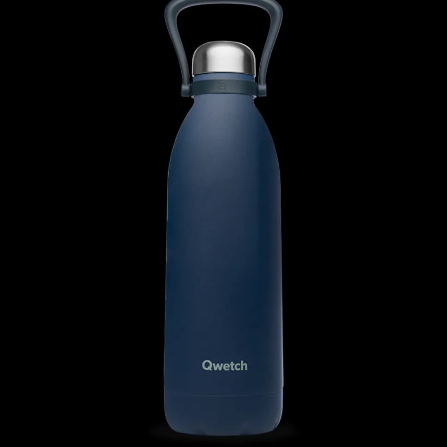 Qwetch Bouteille isotherme - Titan Granite Bleu