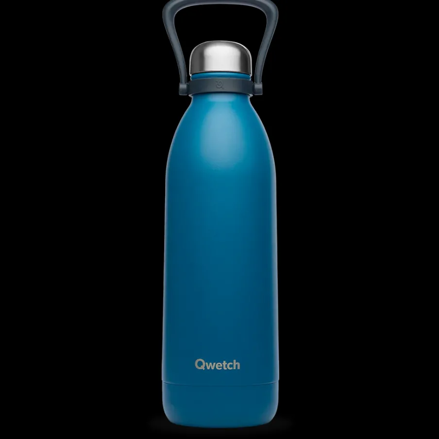 Qwetch Bouteille isotherme - Titan Matt Bleu Canard