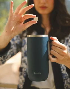 Qwetch Cold Cup isotherme avec Anse - Matt Marine