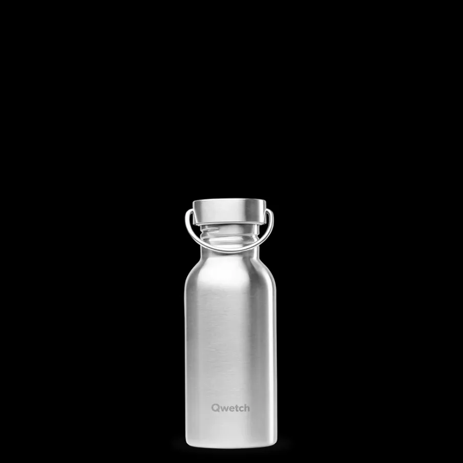 Qwetch Gourde simple paroi - Inox