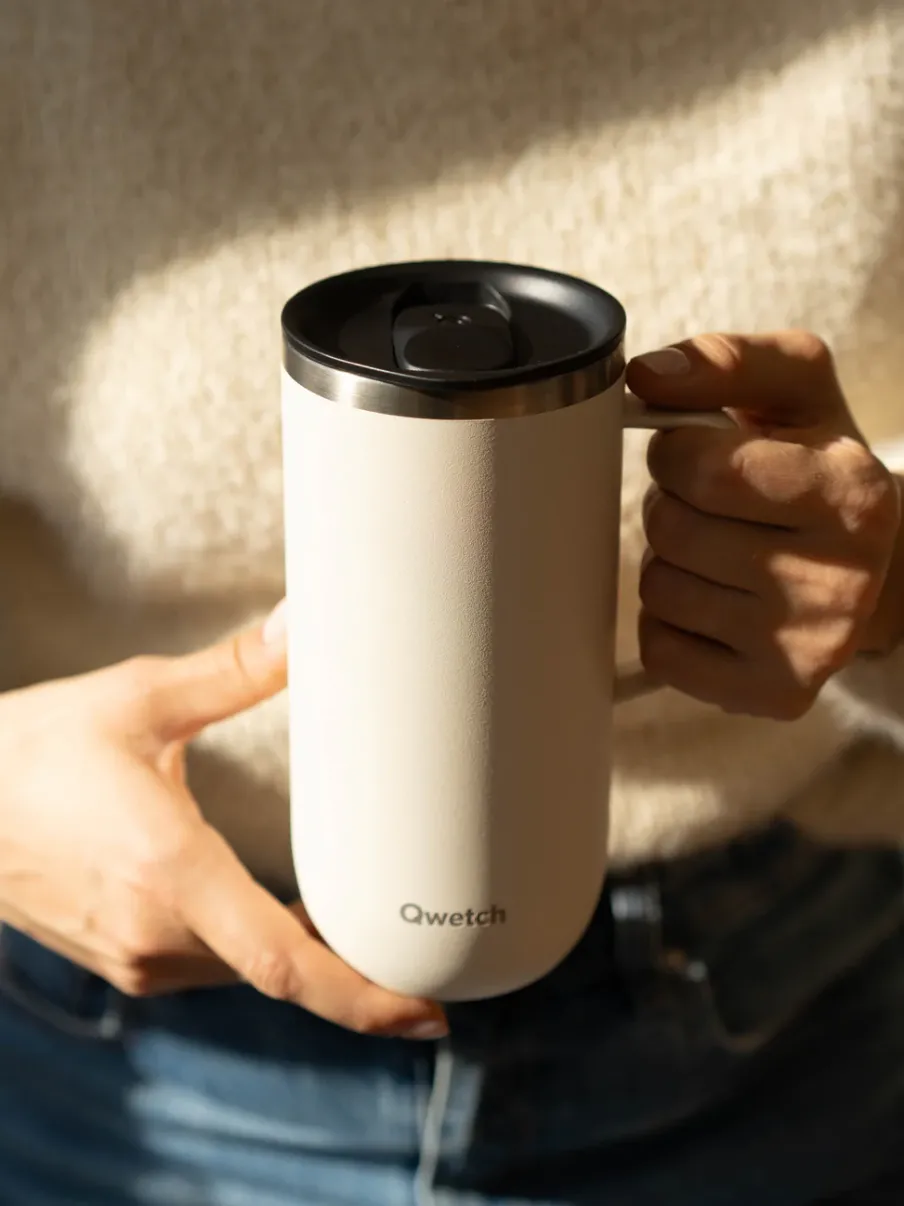 Qwetch Mug | Cold Cup isotherme - Bouchon slide