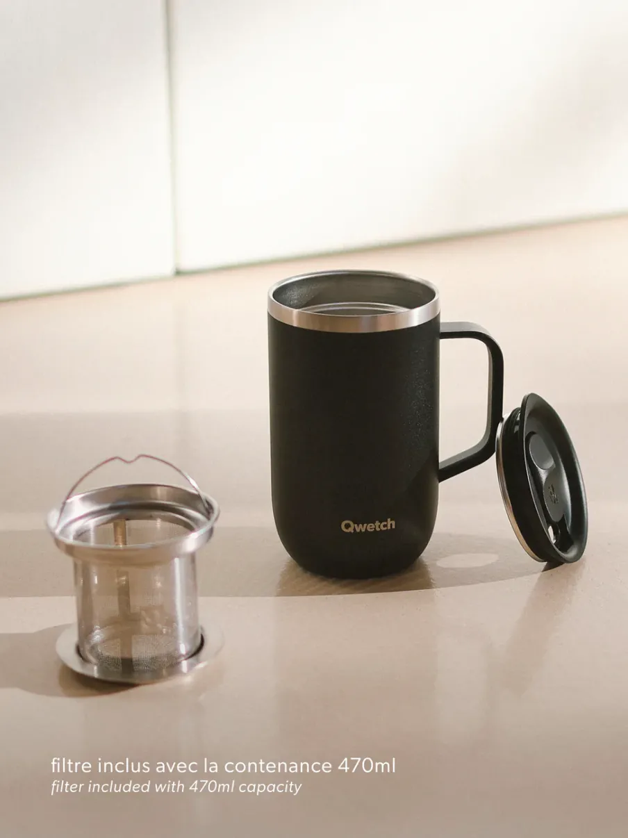 Qwetch Mug Tisanière isotherme - Matt