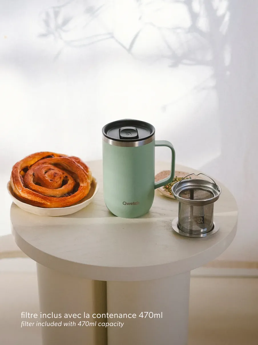 Qwetch Mug Tisanière isotherme - Matt