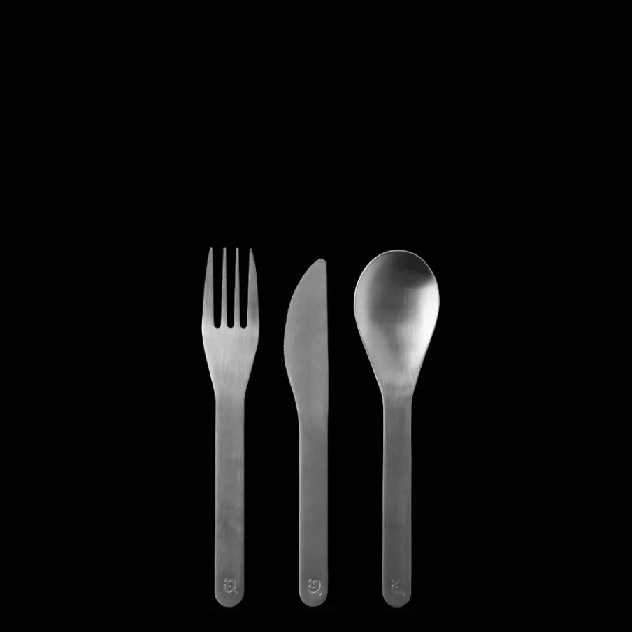 Qwetch Set de 3 couverts inox -