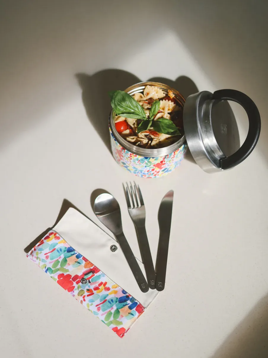 Qwetch Set de 3 couverts inox -