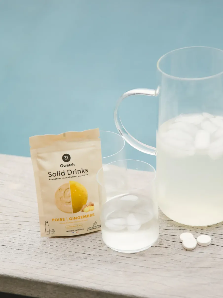 Qwetch Solid Drinks - Poire Gingembre