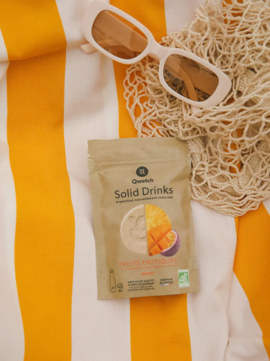 Qwetch Solid Drinks Bio - Fruits Exotiques