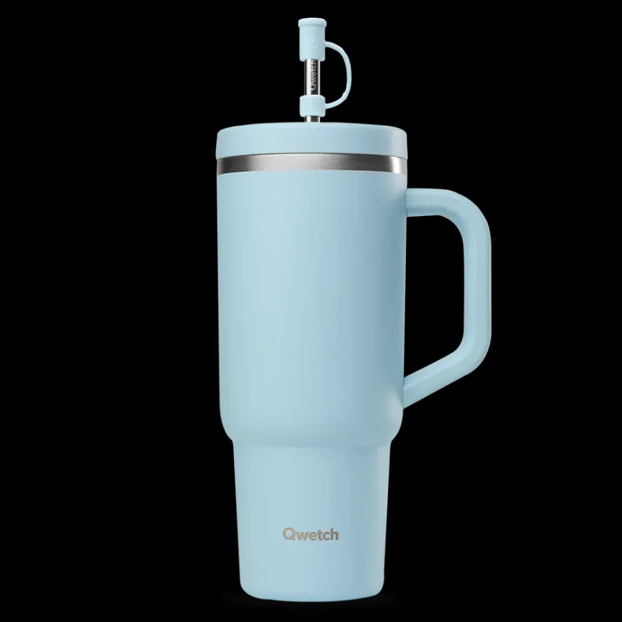 Qwetch Travel Cup isotherme - Pastel Bleu