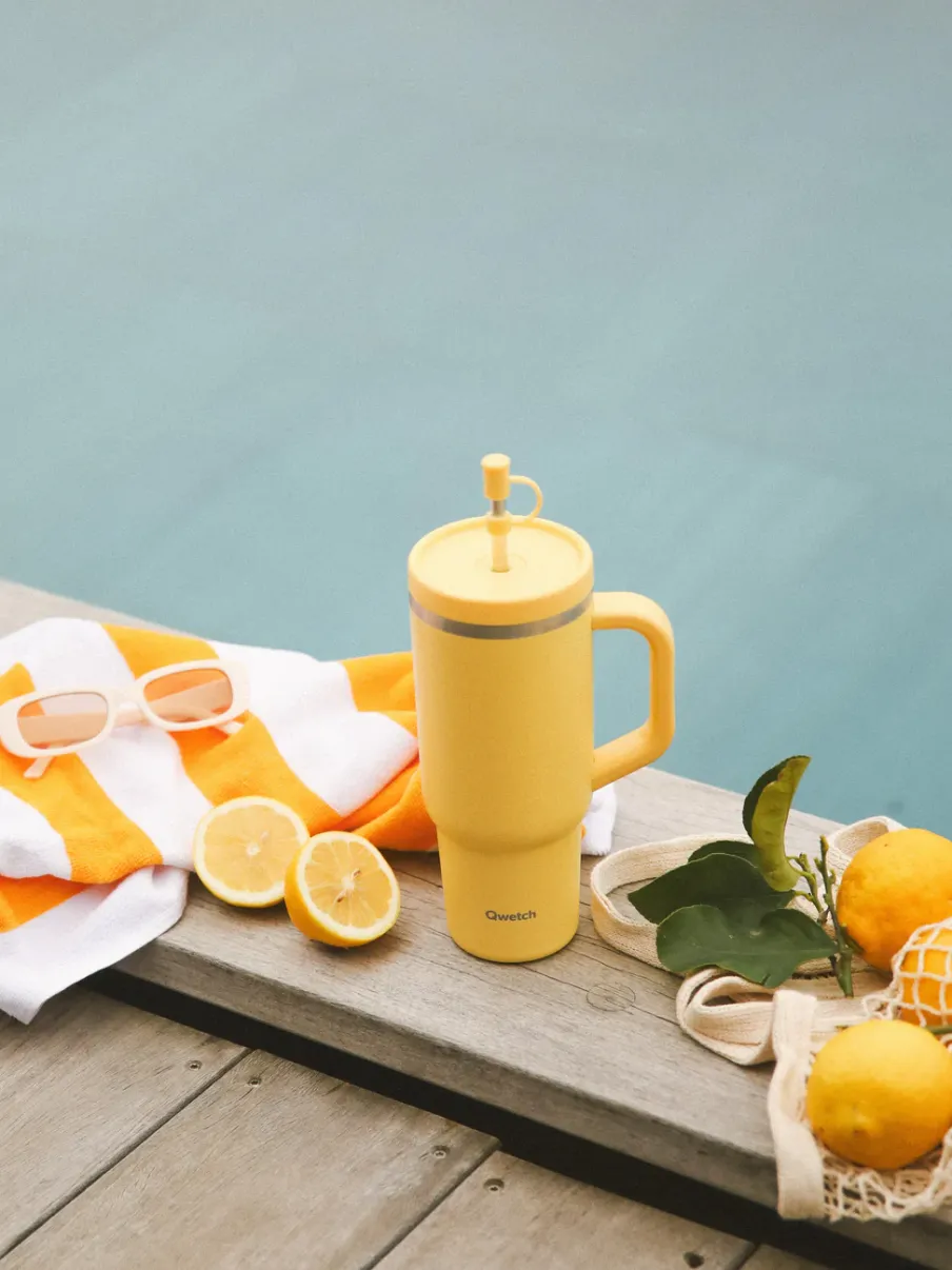 Qwetch Travel Cup isotherme - Pastel