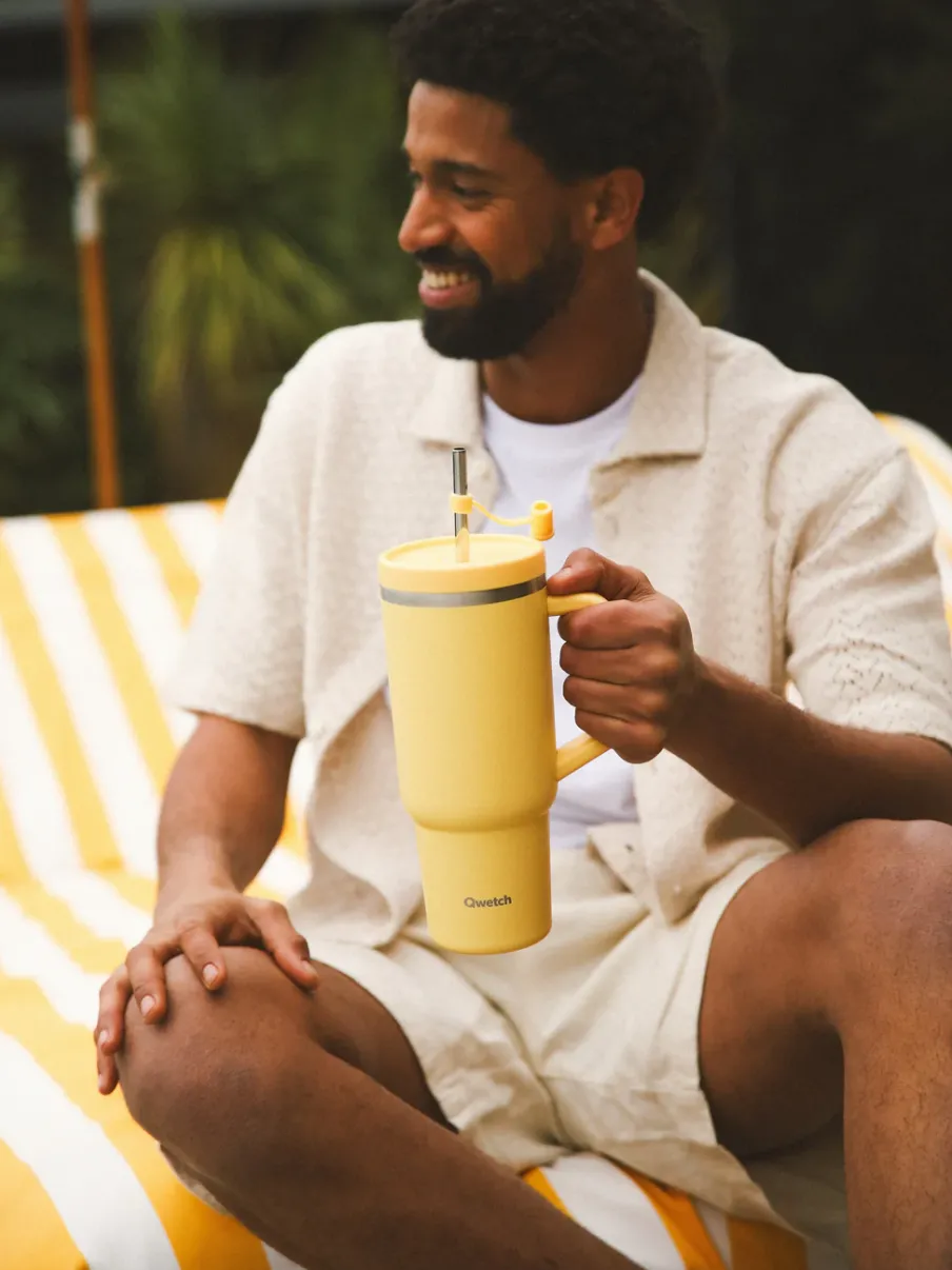 Qwetch Travel Cup isotherme - Pastel