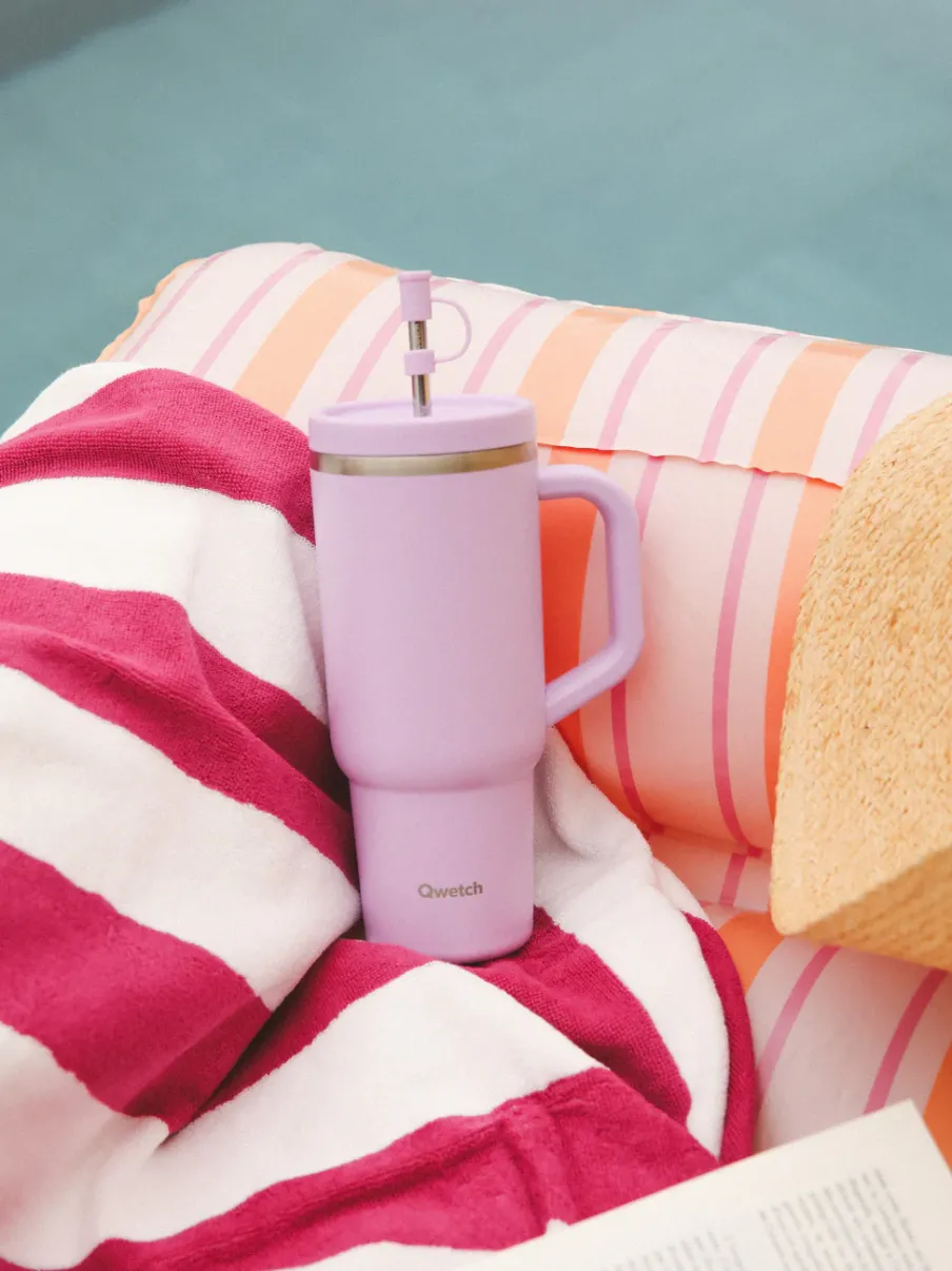 Qwetch Travel Cup isotherme - Pastel
